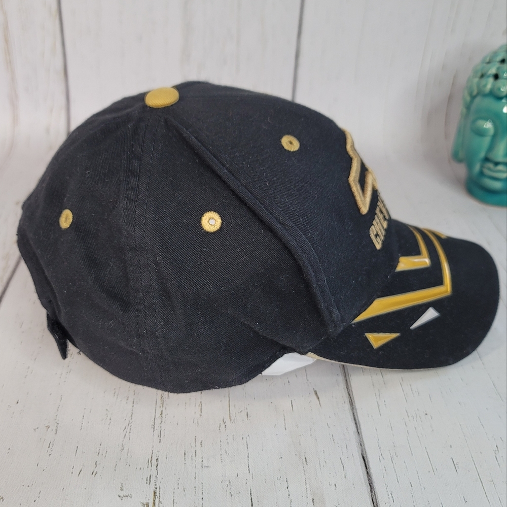 Chevy Trucks GM Baseball Cap Black/Gold Snap Back Hat Men's One Size Unisex - Picture 6 of 9